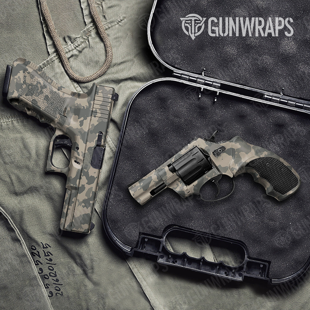 Handgun Cumulus Army Camo Gun Skin Vinyl Wrap