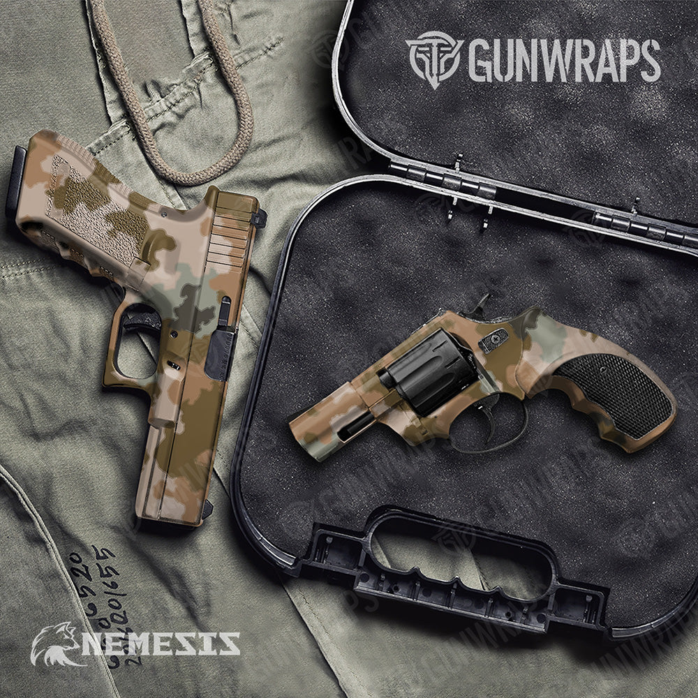 Handgun Nemesis Desert Scorpion Camo Gun Skin Vinyl Wrap