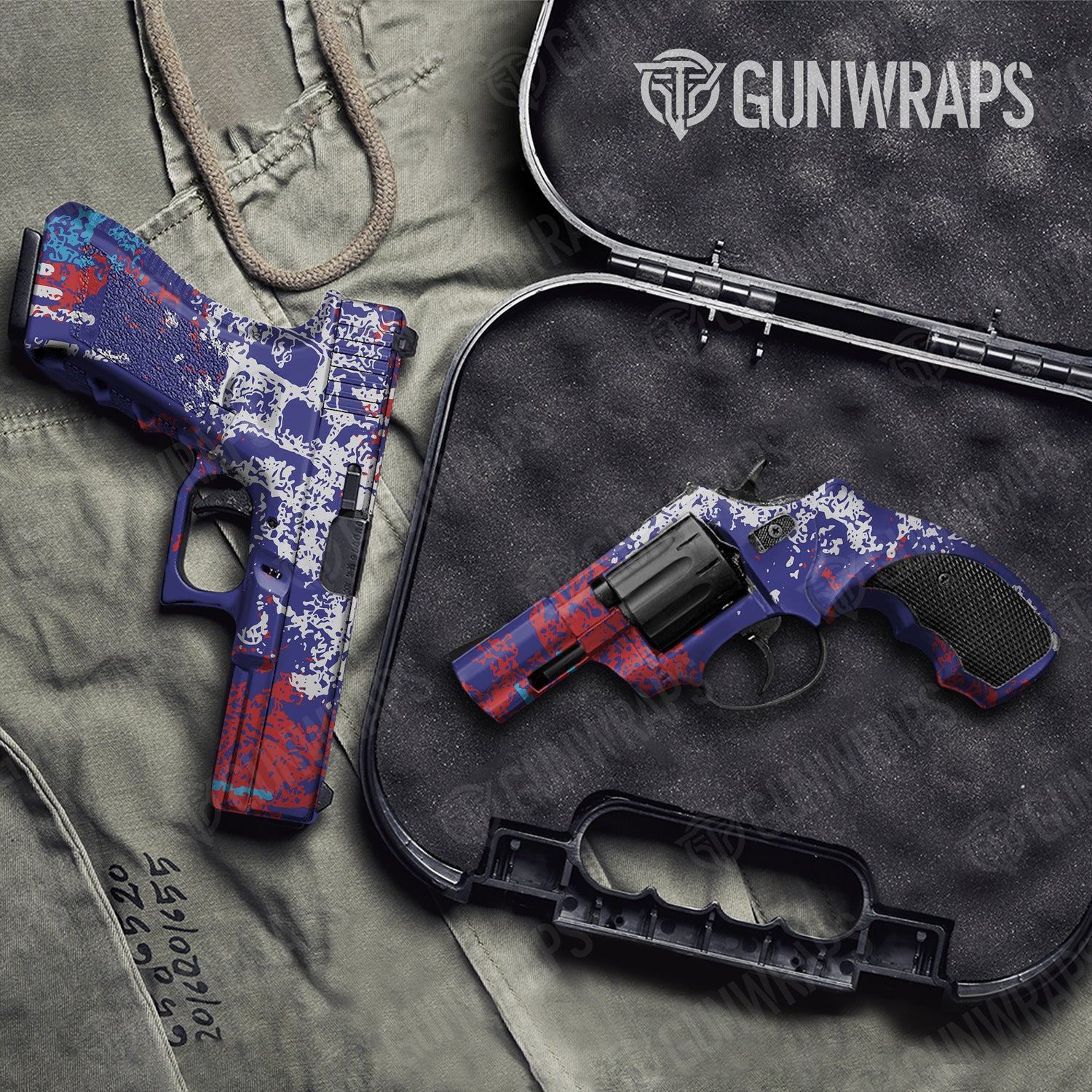 Handgun Pasted M Series Camo Gun Skin Vinyl Wrap