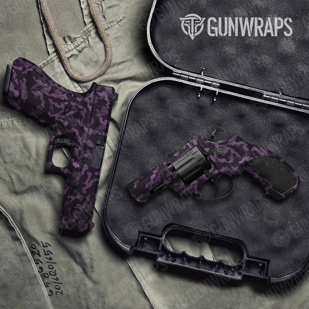 Handgun Ragged Darkwing Camo Gun Skin Vinyl Wrap