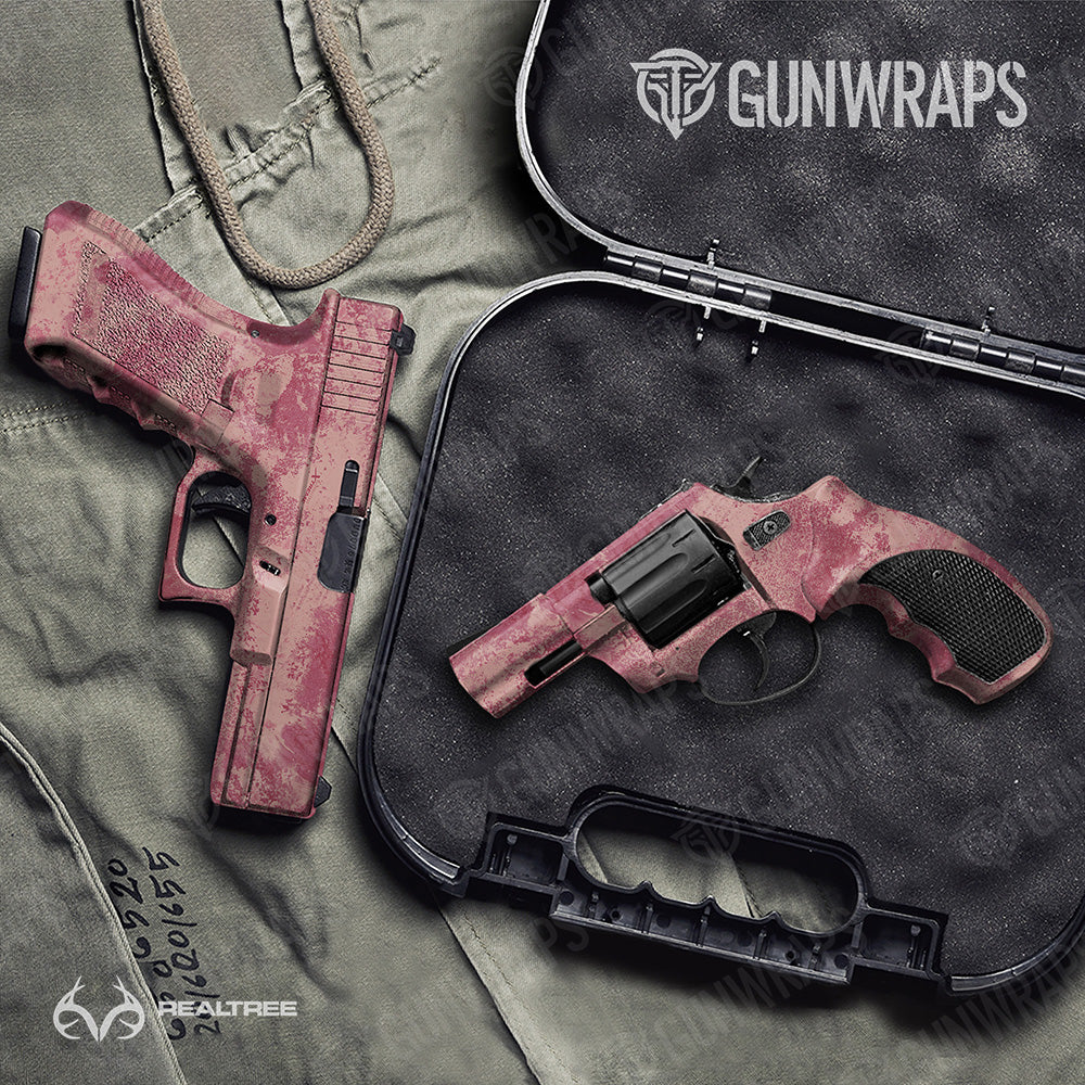 Handgun Realtree XTREME Coral Camo Gun Skin Vinyl Wrap