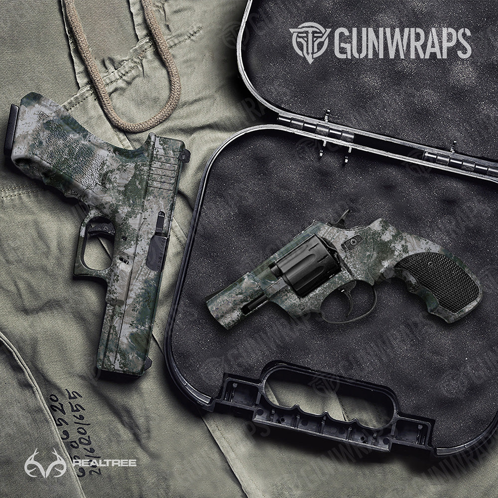 Handgun Realtree XTREME Greenland Camo Gun Skin Vinyl Wrap