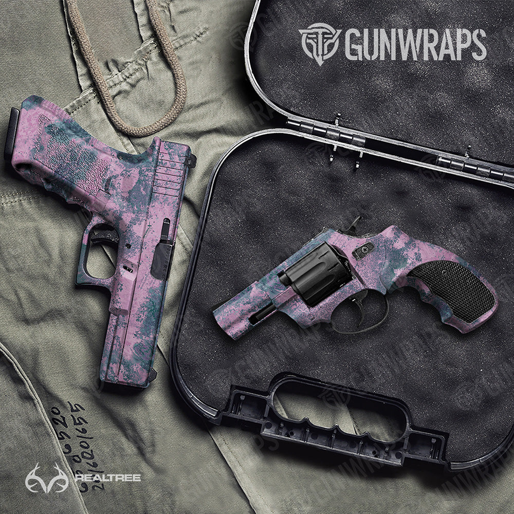 Handgun Realtree XTREME Lavender Haze Camo Gun Skin Vinyl Wrap