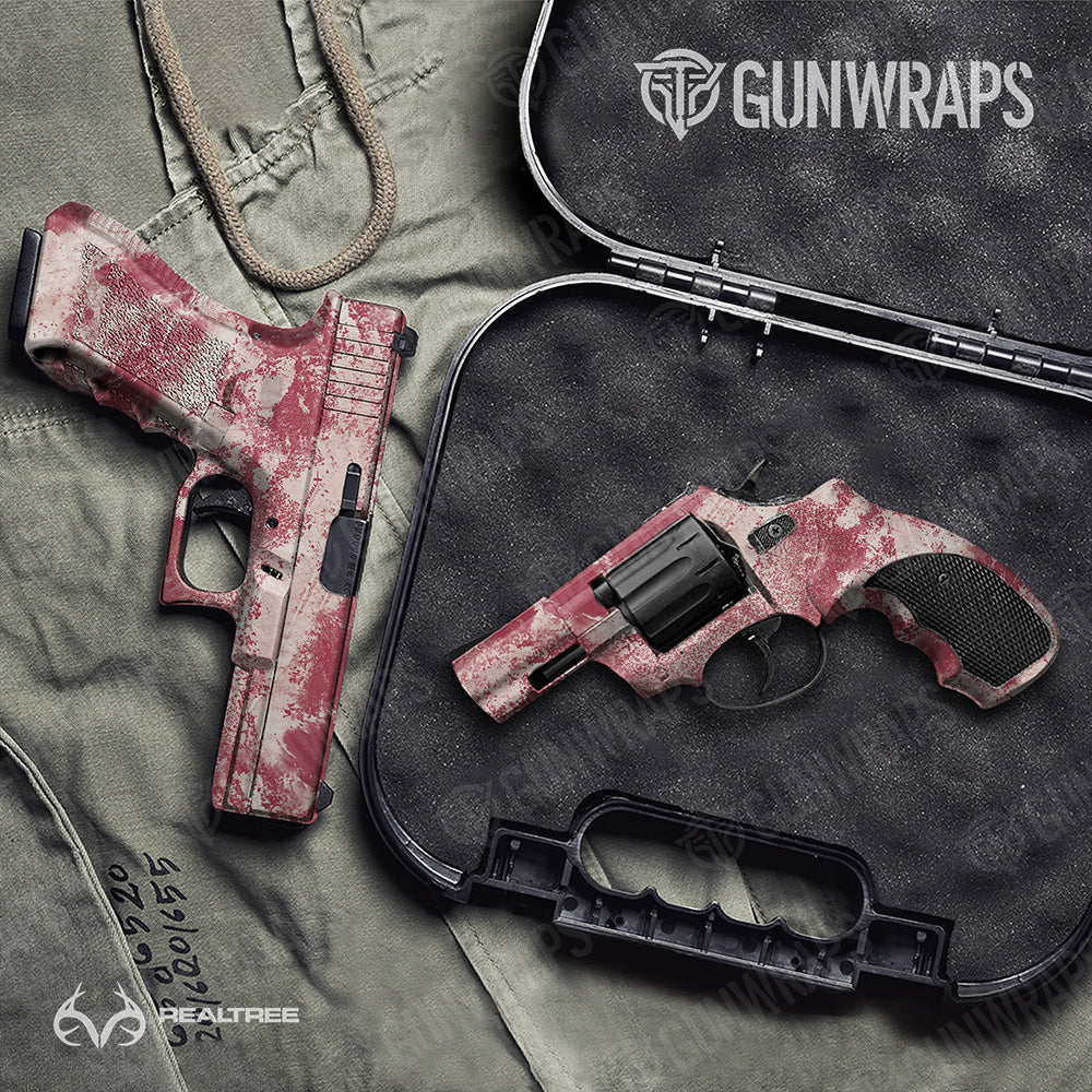 Handgun Realtree XTREME Viva Magenta Camo Gun Skin Vinyl Wrap