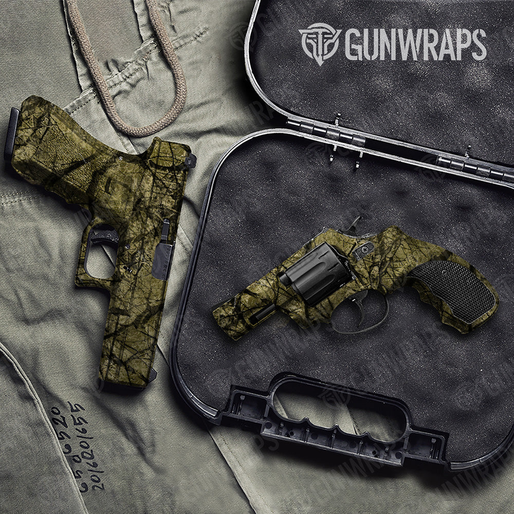 Handgun Substrate Savannah Stalker Camo Gun Skin Vinyl Wrap