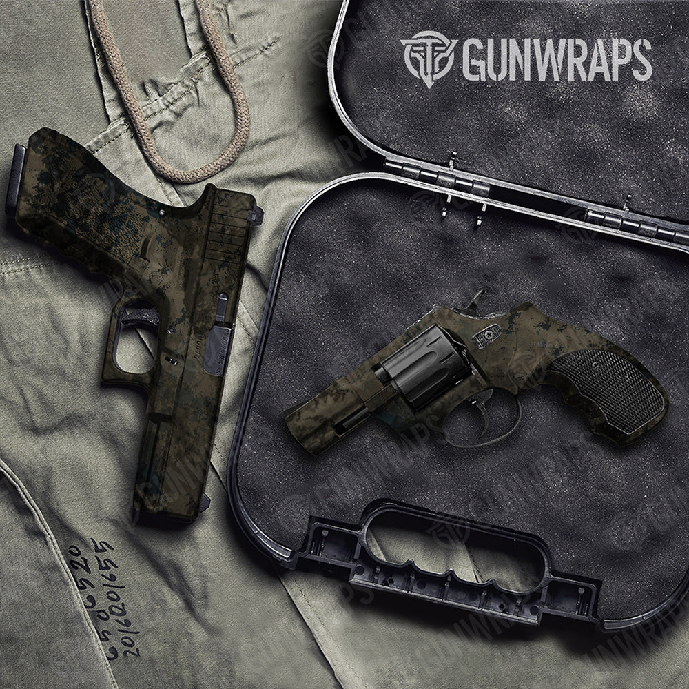 Handgun Substrate Shadow Camo Gun Skin Vinyl Wrap