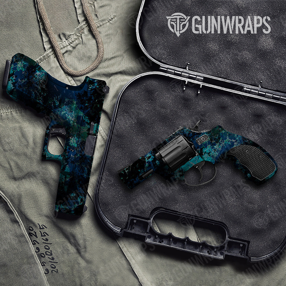 Handgun Substrate Shipwreck Camo Gun Skin Vinyl Wrap