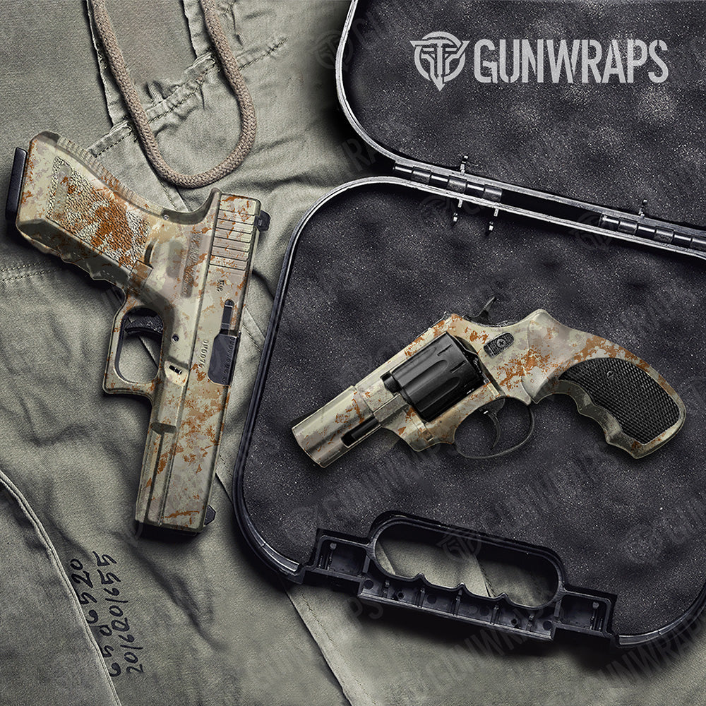 Handgun Substrate Simpson Desert Camo Gun Skin Vinyl Wrap