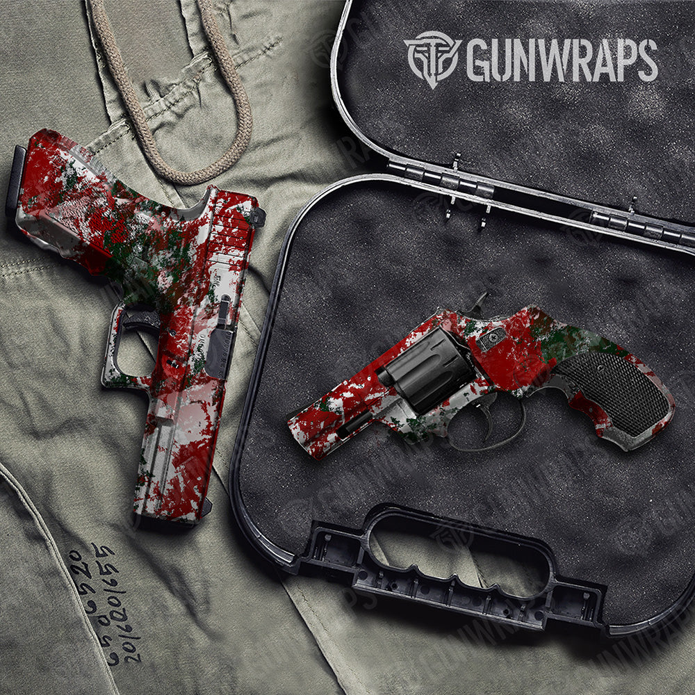 Handgun Substrate Sleighride Camo Gun Skin Vinyl Wrap