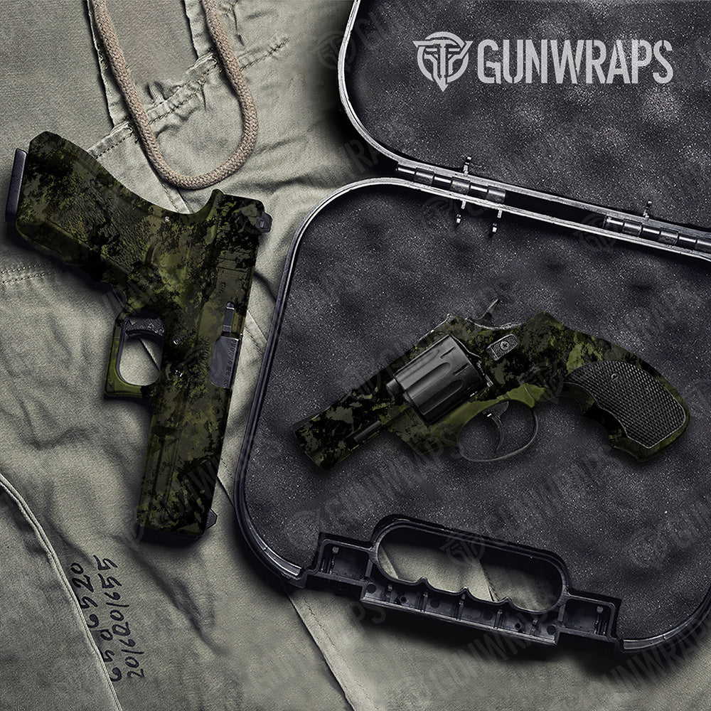 Handgun Substrate Spec Op Camo Gun Skin Vinyl Wrap