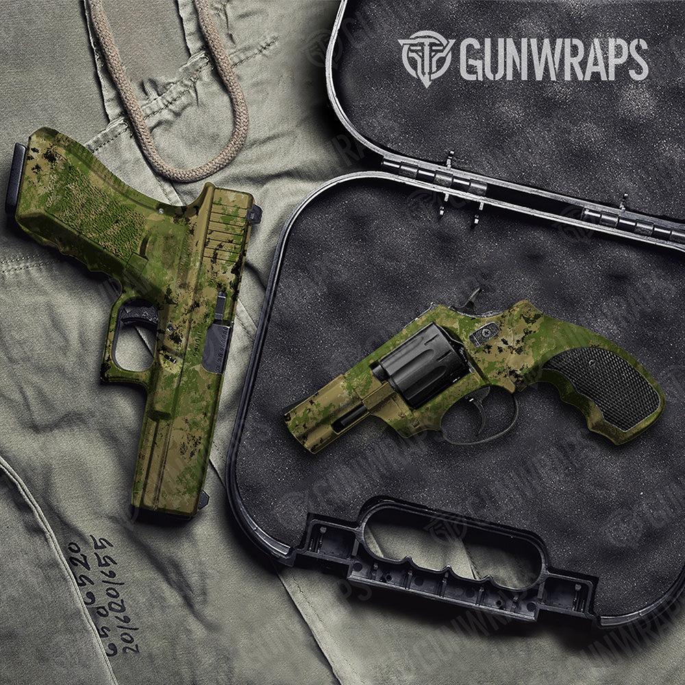 Handgun Substrate Spec War Camo Gun Skin Vinyl Wrap