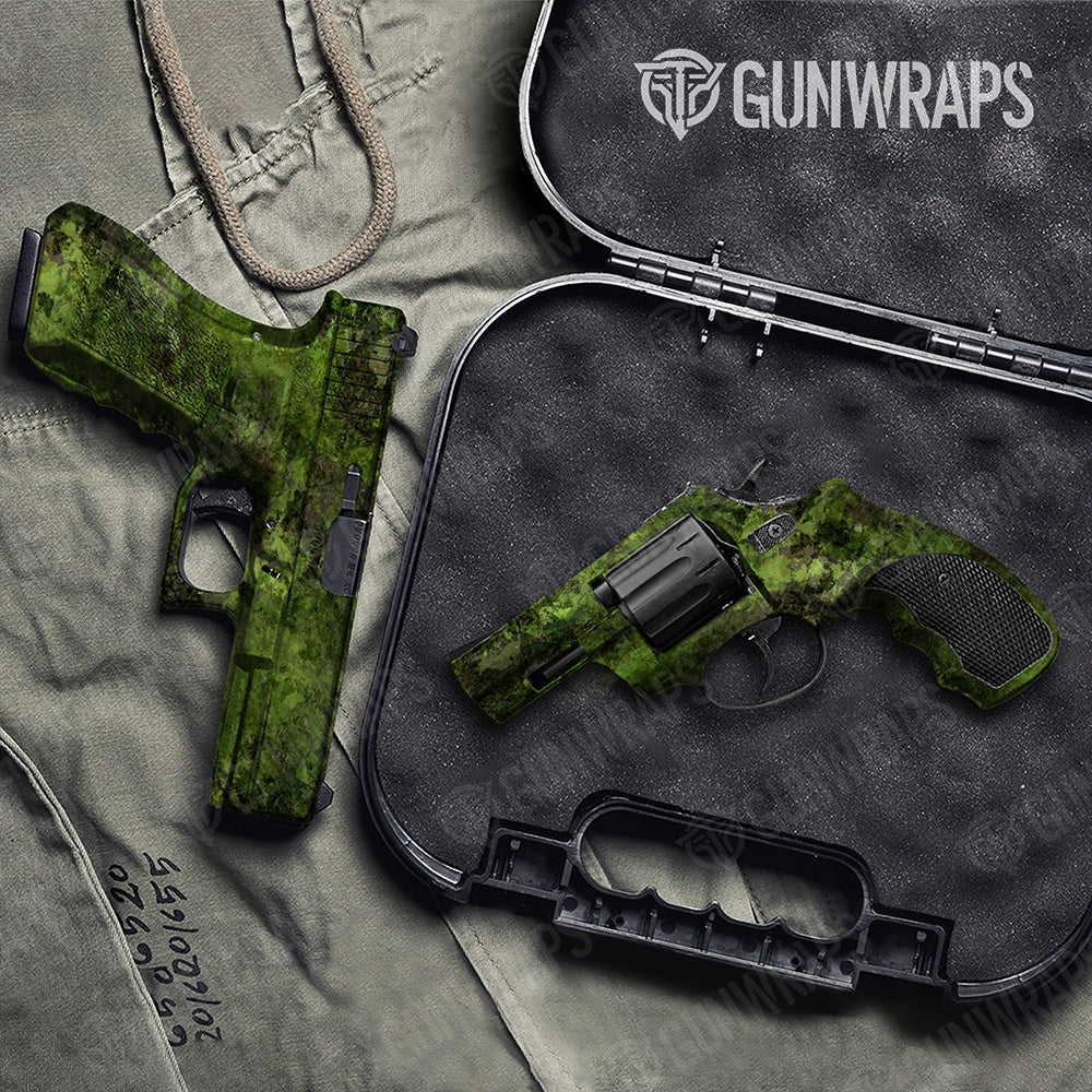 Handgun Substrate Subtropic Camo Gun Skin Vinyl Wrap