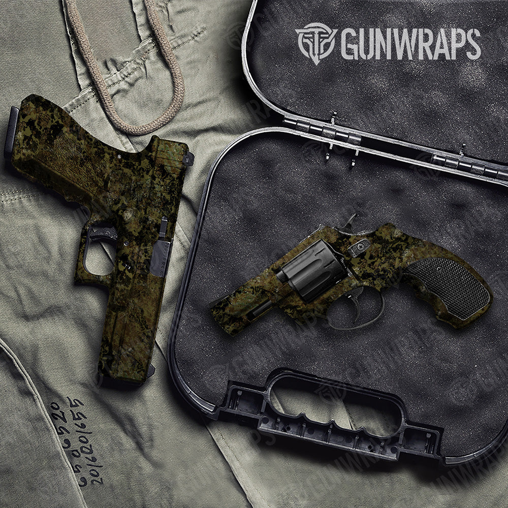 Handgun Substrate Surface Camo Gun Skin Vinyl Wrap