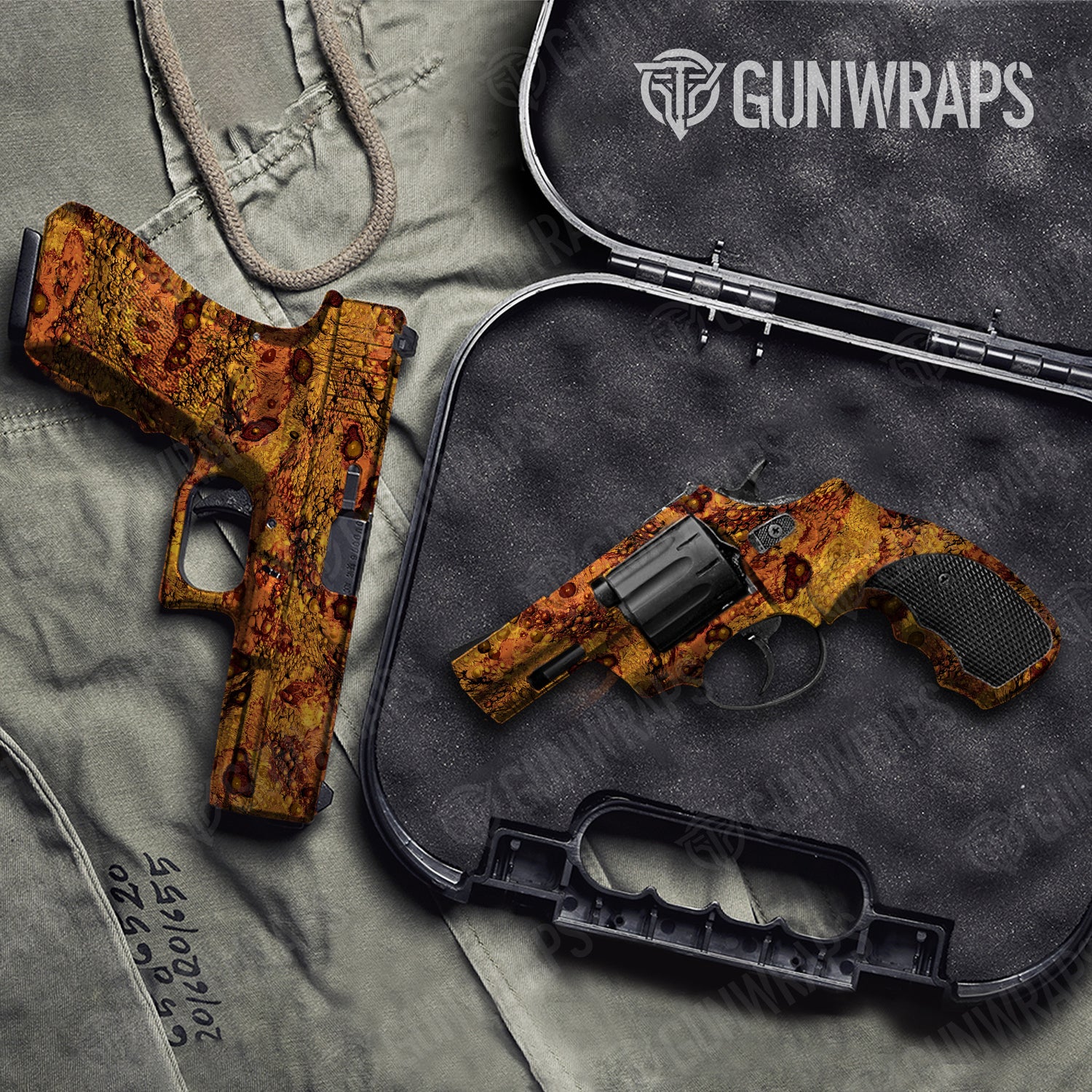 Handgun Toadaflage Goldfish Camo Gun Skin Vinyl Wrap