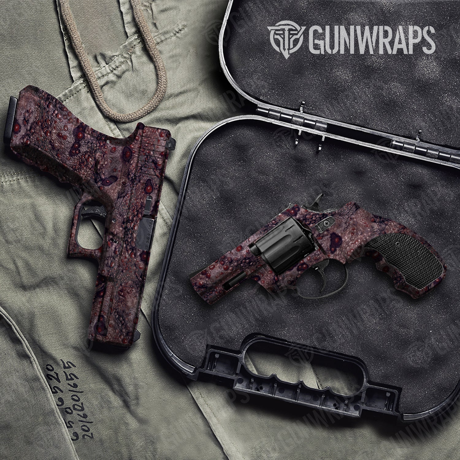 Handgun Toadaflage Rotten Camo Gun Skin Vinyl Wrap