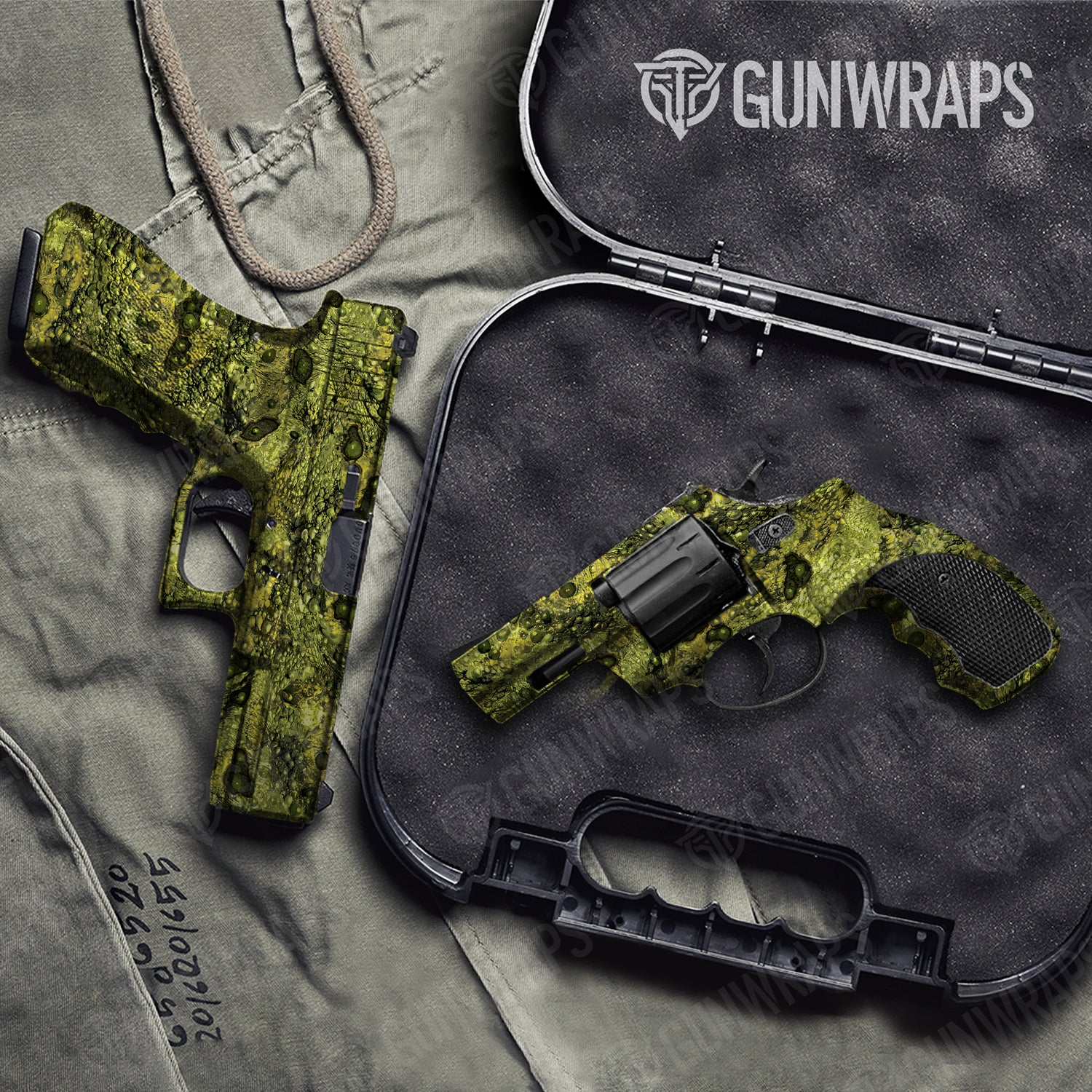 Handgun Toadaflage Toxic Camo Gun Skin Vinyl Wrap