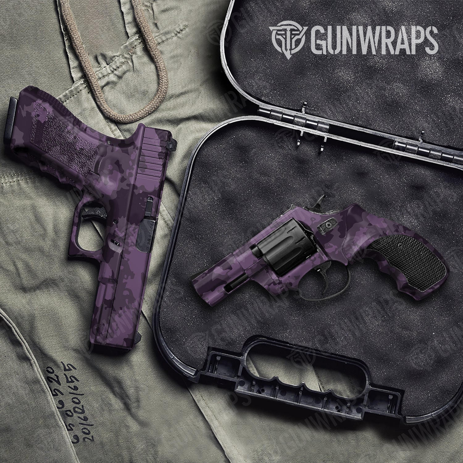 Handgun Treetop Darkwing Camo Gun Skin Vinyl Wrap