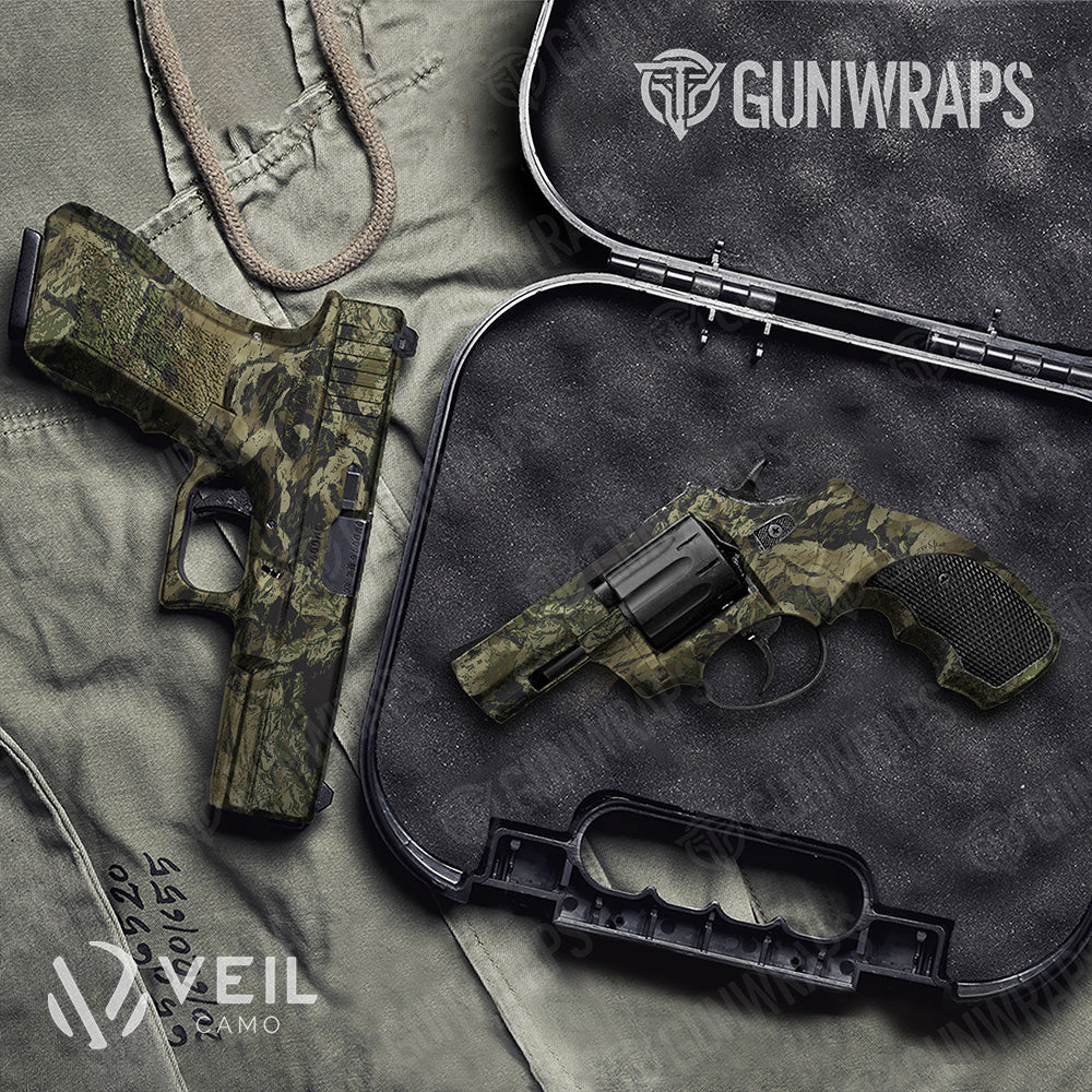 Handgun Veil Rumba Jungle Camo Gun Skin Vinyl Wrap