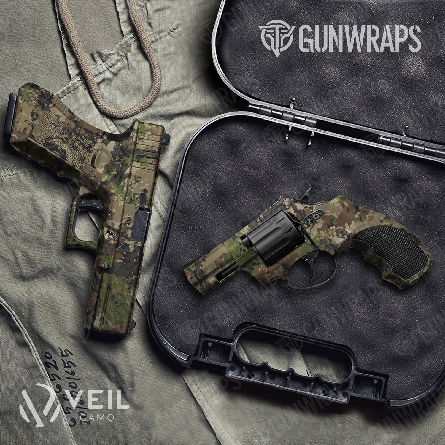 Handgun Veil Summit Camo Gun Skin Vinyl Wrap