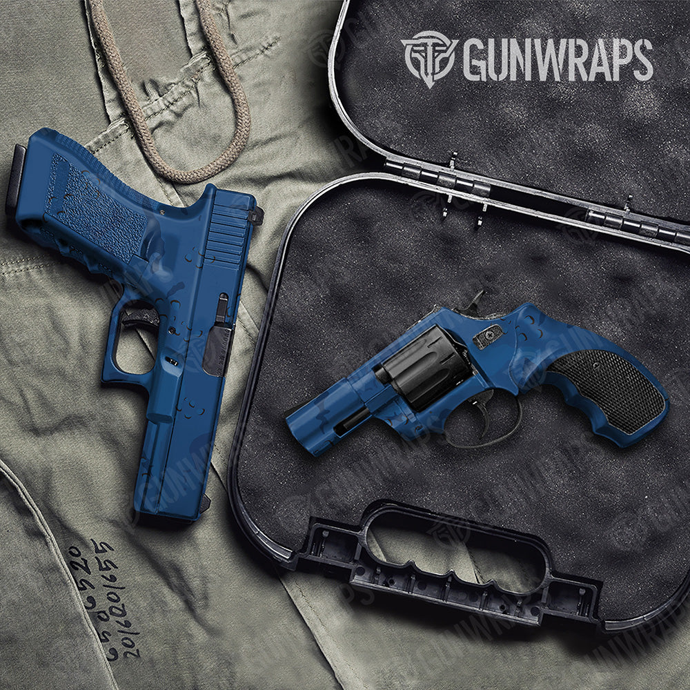 Handgun Battle Storm XL Elite Blue Camo Gun Skin Vinyl Wrap