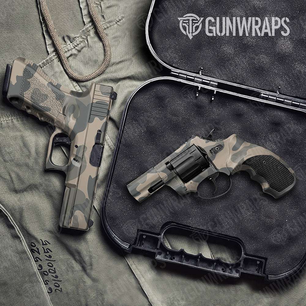 Handgun Classic XL Army Camo Gun Skin Vinyl Wrap