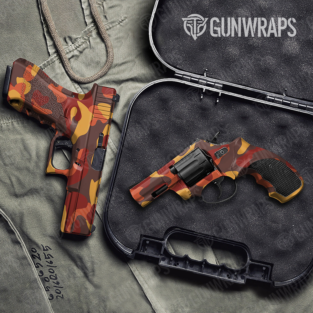 Handgun Classic XL Autumn Camo Gun Skin Vinyl Wrap