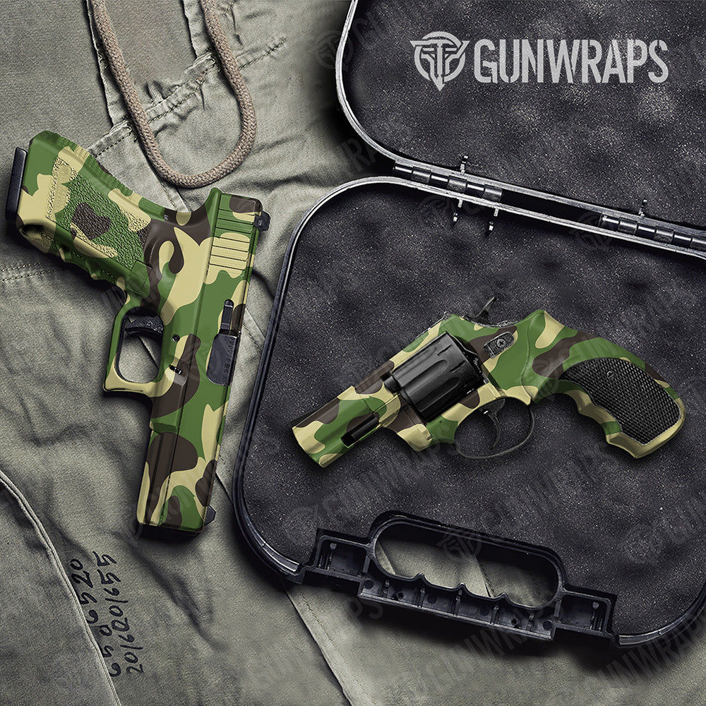 Handgun Classic XL Jungle Camo Gun Skin Vinyl Wrap