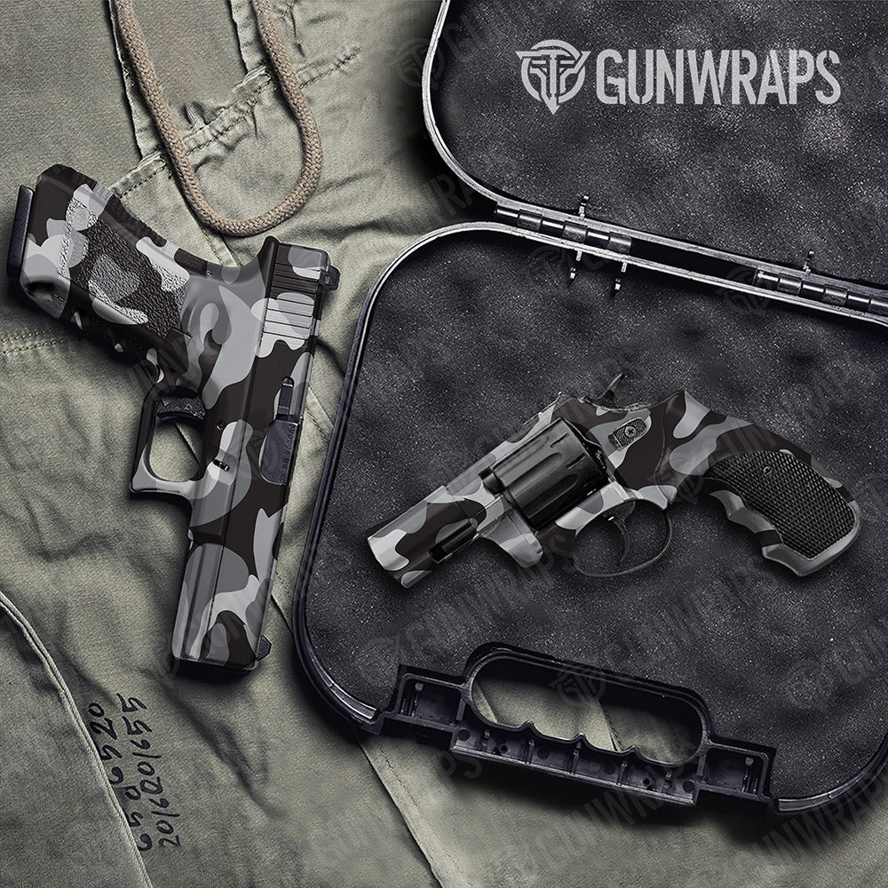 Handgun Classic XL Urban Night Camo Gun Skin Vinyl Wrap