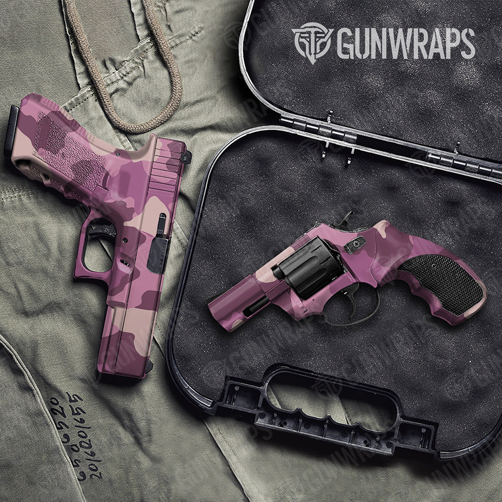 Handgun Cumulus XL Floral Camo Gun Skin Vinyl Wrap