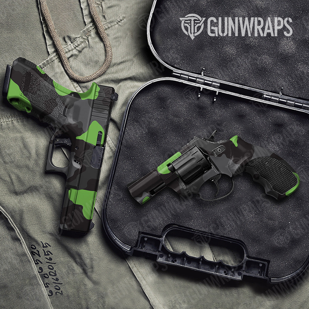 Handgun Cumulus XL Metro Green Camo Gun Skin Vinyl Wrap