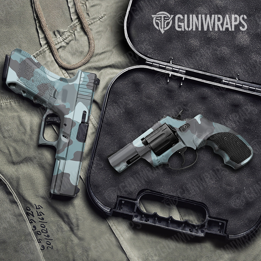 Handgun Cumulus XL Overcast Camo Gun Skin Vinyl Wrap