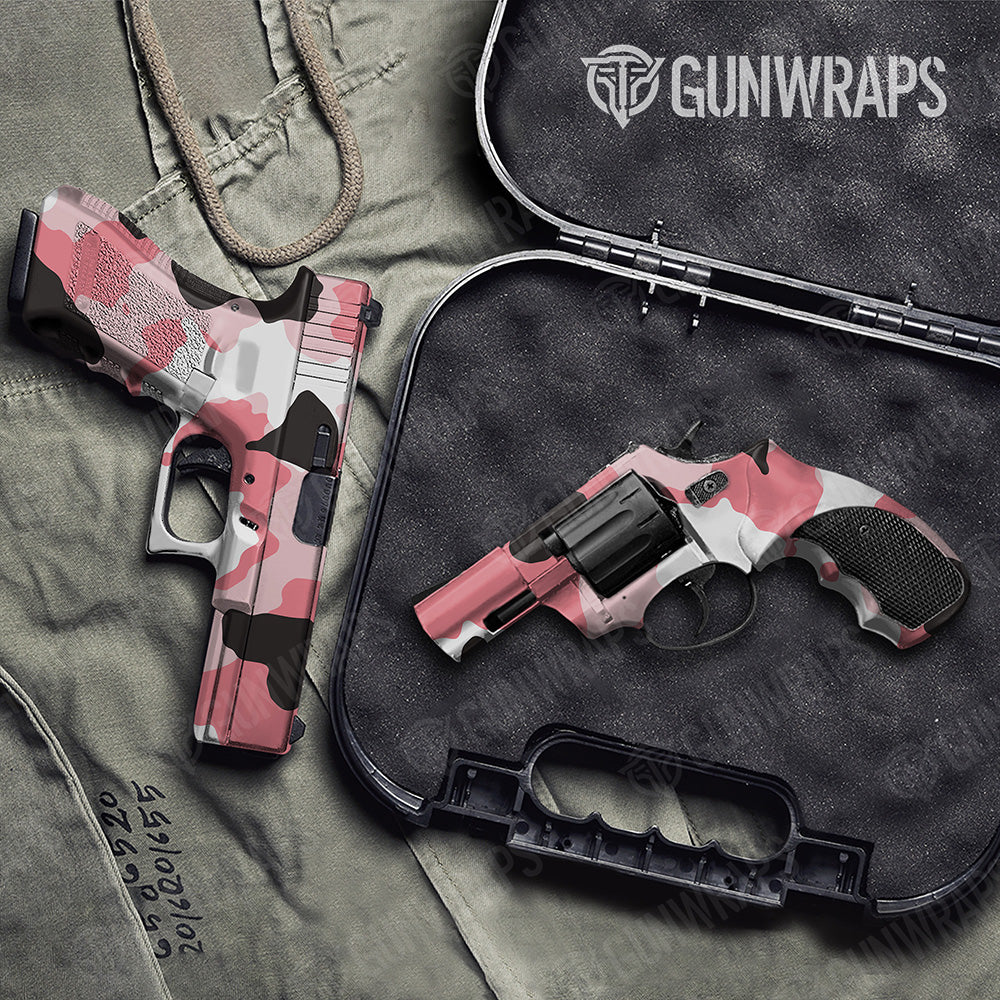 Handgun Cumulus XL Pink Camo Gun Skin Vinyl Wrap