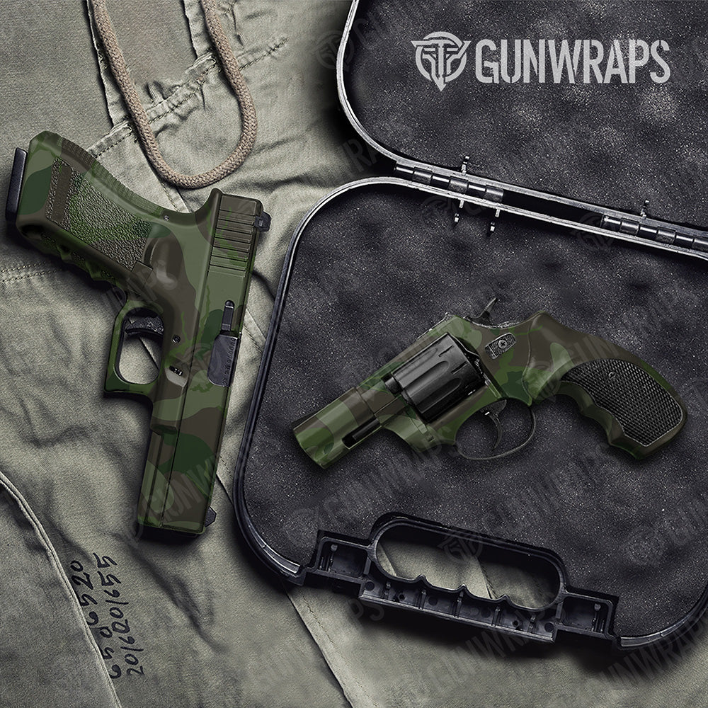 Handgun Ragged XL Army Camo Gun Skin Vinyl Wrap