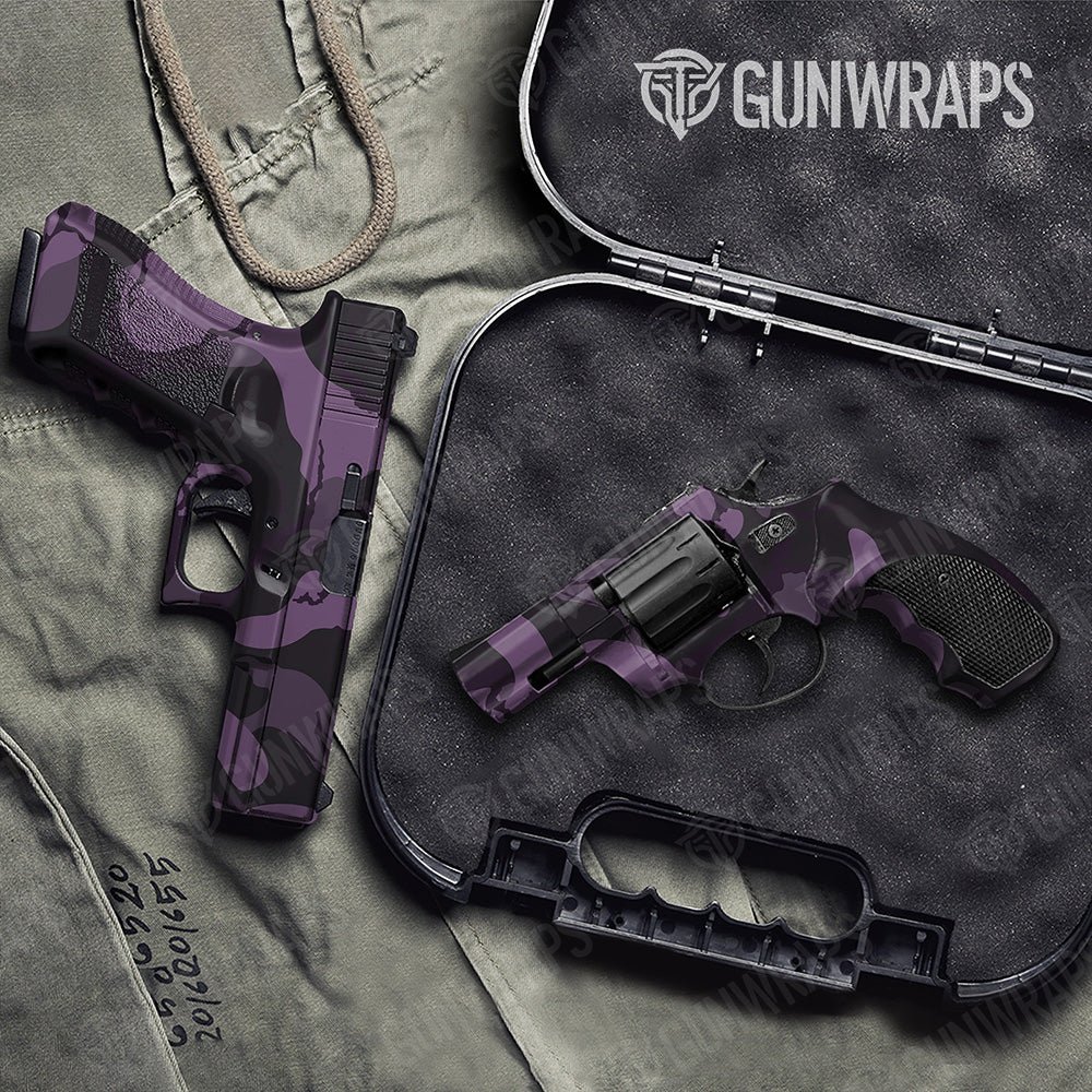 Handgun Ragged XL Darkwing Camo Gun Skin Vinyl Wrap