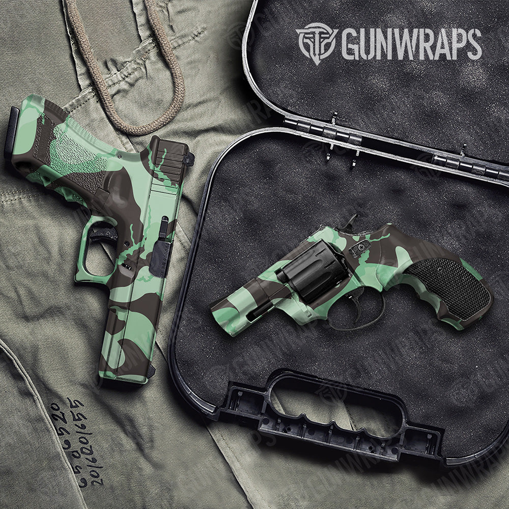 Handgun Ragged XL M Series Camo Gun Skin Vinyl Wrap