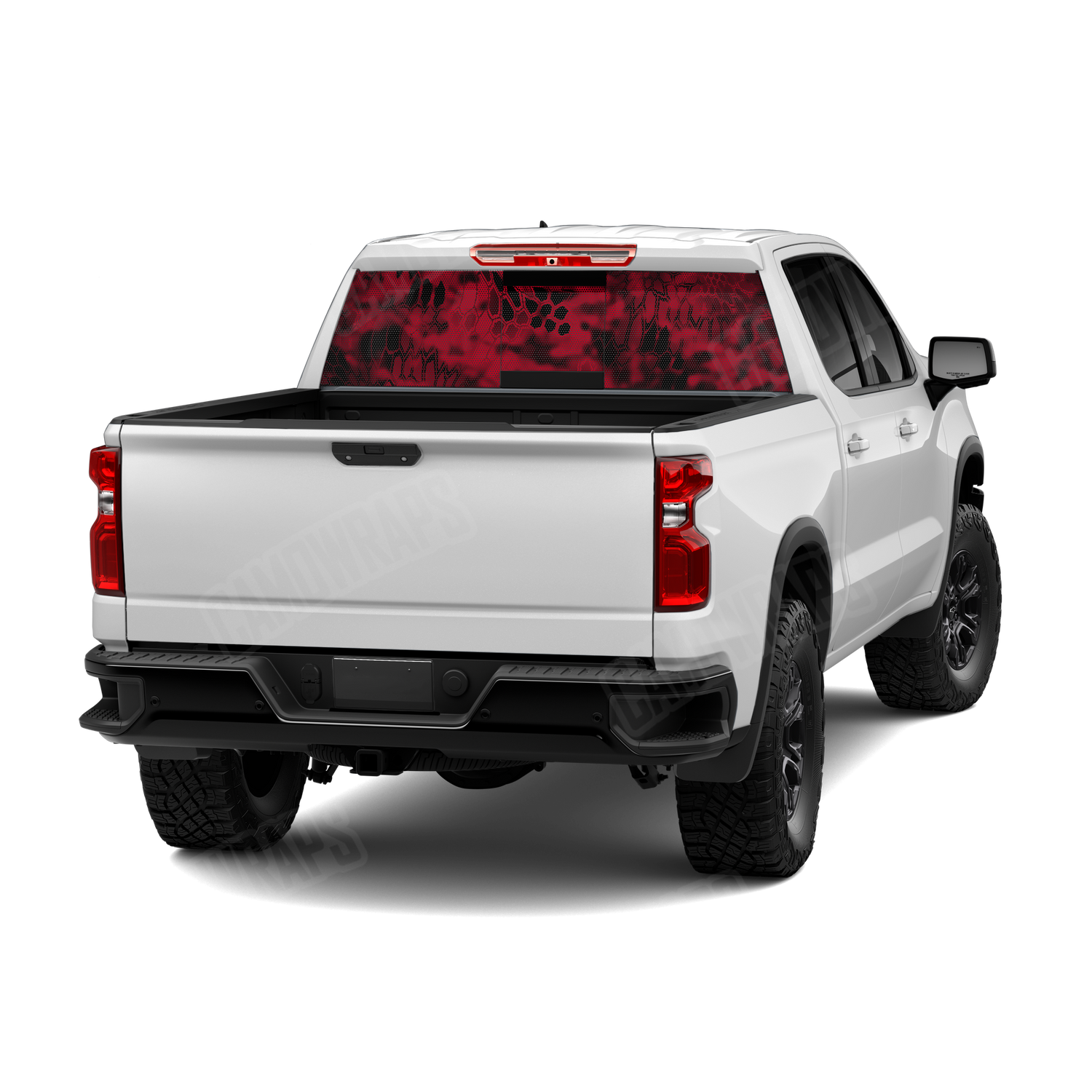 Kryptek Diablo Camo Rear Window Graphic