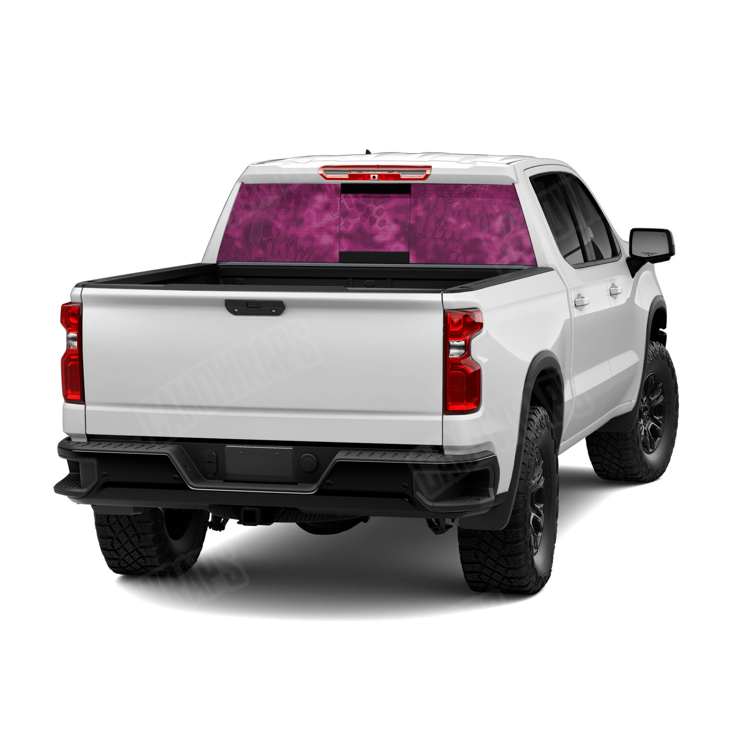 Kryptek Magenta Camo Rear Window Graphic