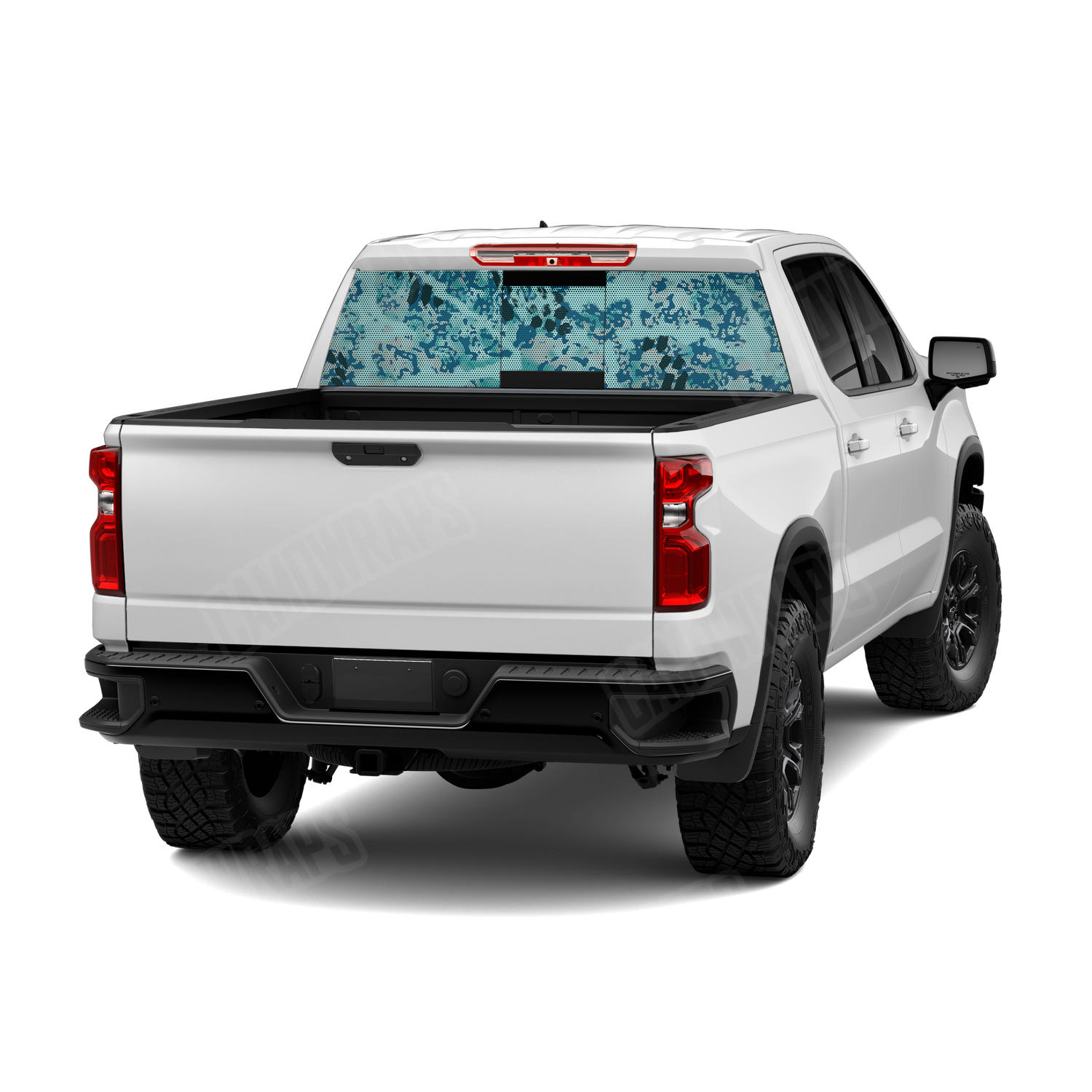 Kryptek Obskura Glacier Camo Rear Window Graphic