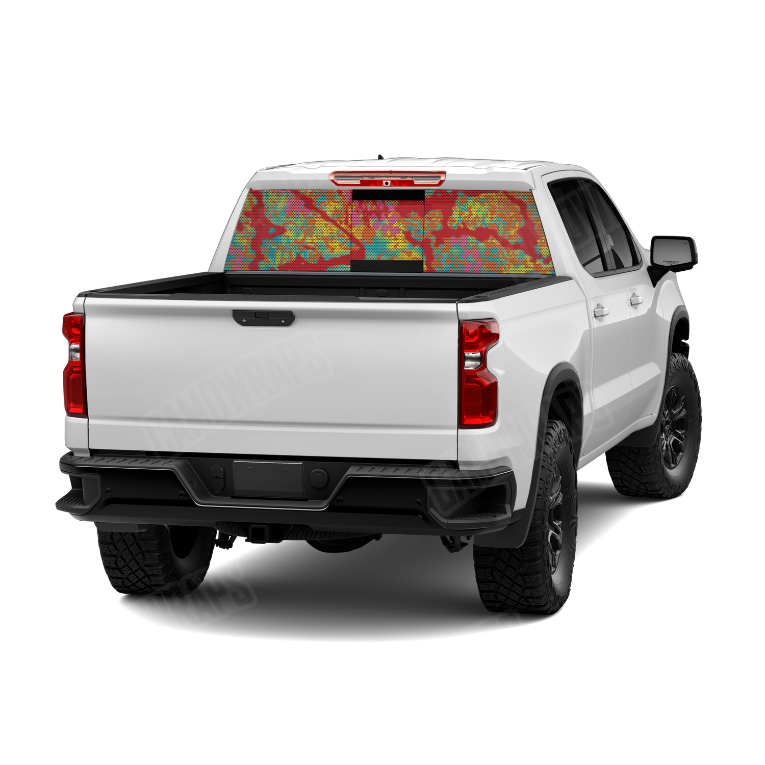 Kryptek Obskura Loki Camo Rear Window Graphic