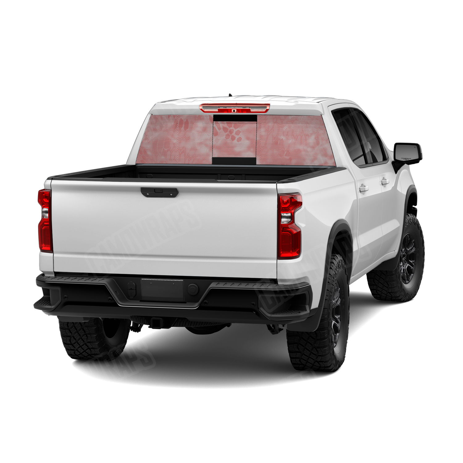 Kryptek Pink Camo Rear Window Graphic