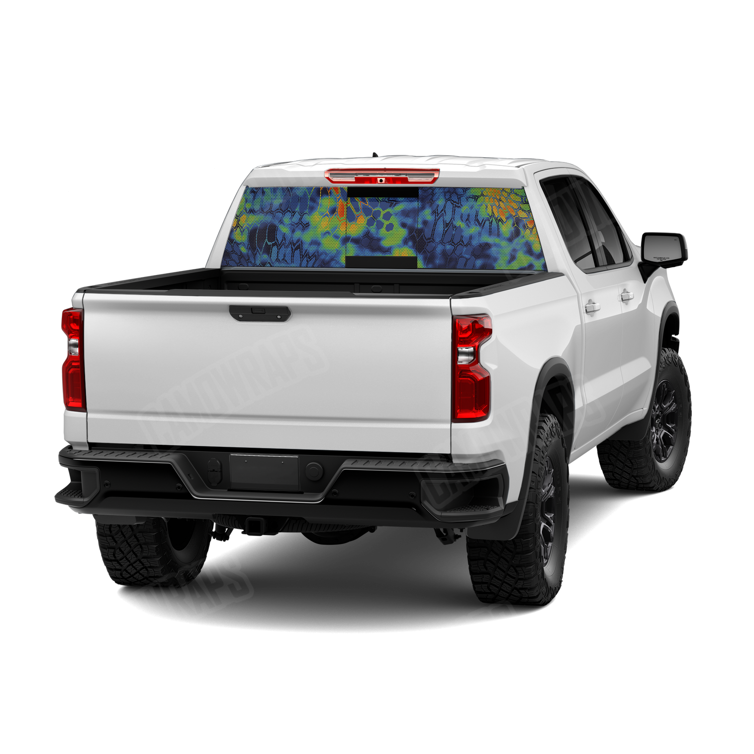 Kryptek Thermal Camo Rear Window Graphic