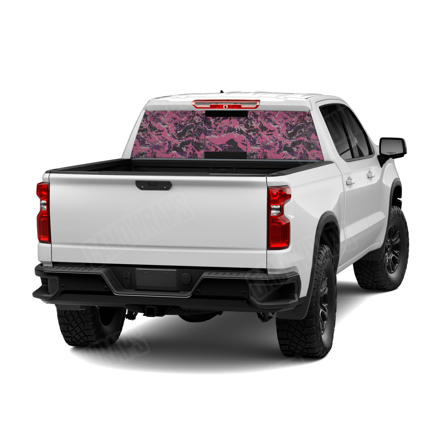 Muddy Girl Flat Camo Rear Window Graphic