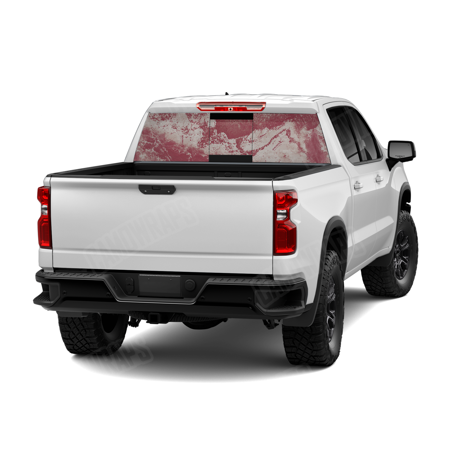 Realtree XTREME Viva Magenta Camo Rear Window Graphic