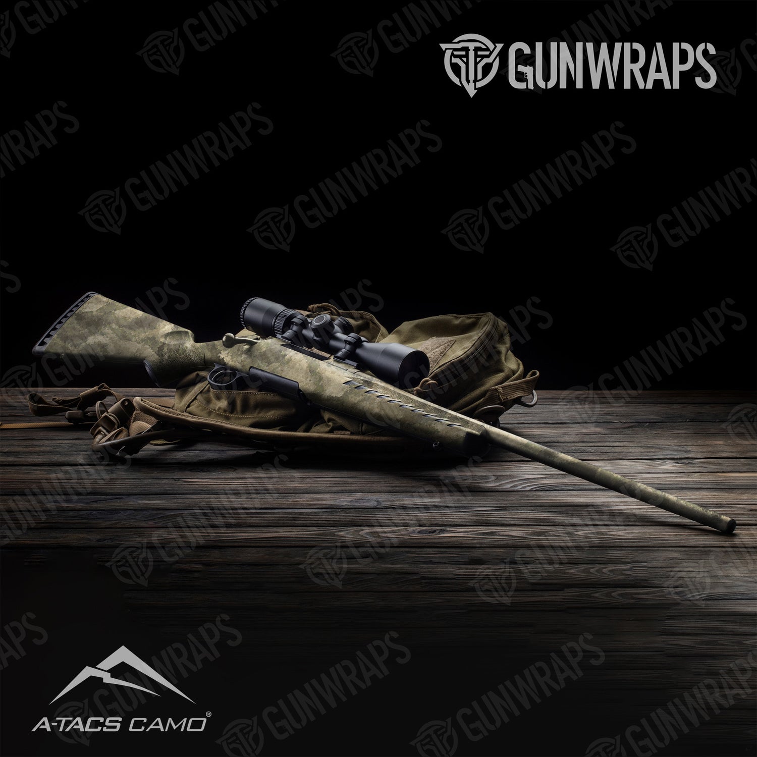 Rifle ATacs AU-X Gun Skin Vinyl Wrap