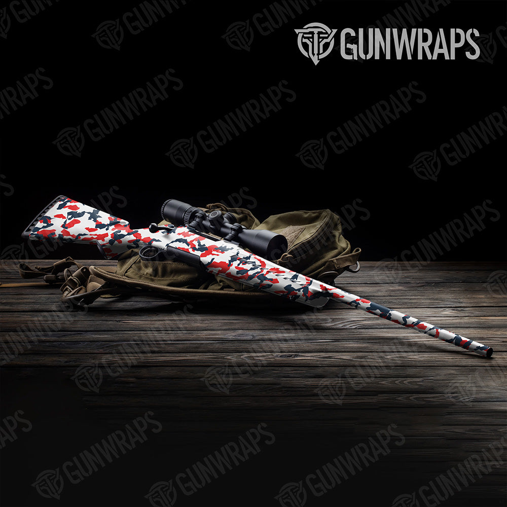 Rifle Erratic America Camo Gun Skin Vinyl Wrap