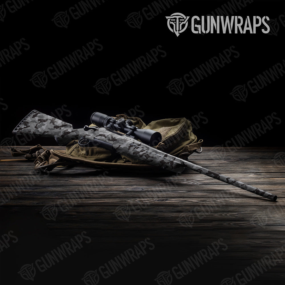 Rifle Erratic Midnight Camo Gun Skin Vinyl Wrap