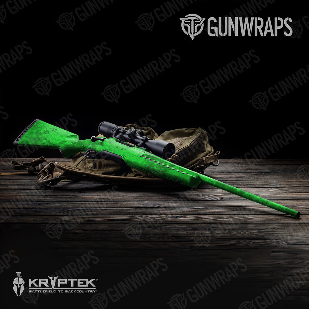 Rifle Kryptek Green Camo Gun Skin Vinyl Wrap