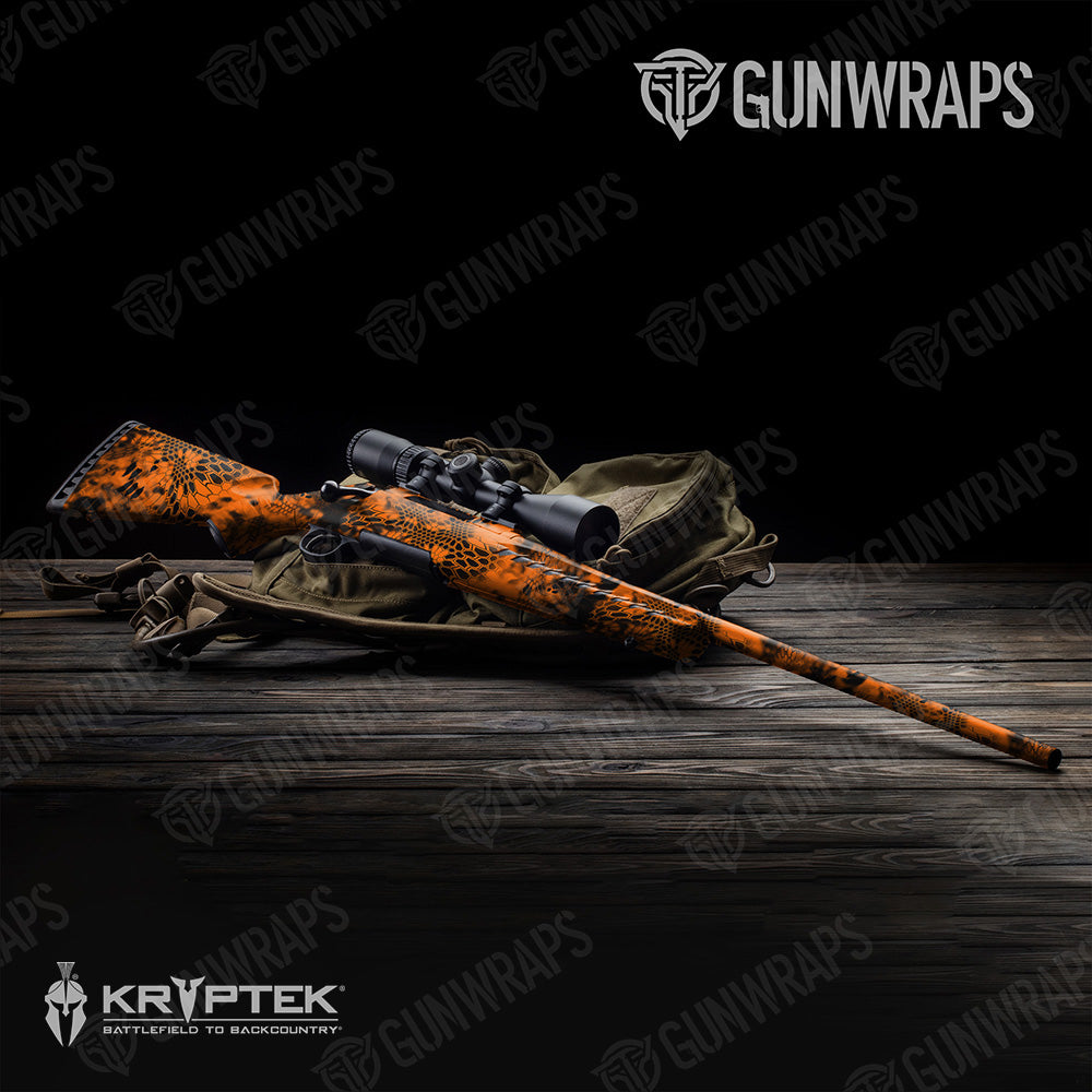 Rifle Kryptek Inferno Camo Gun Skin Vinyl Wrap