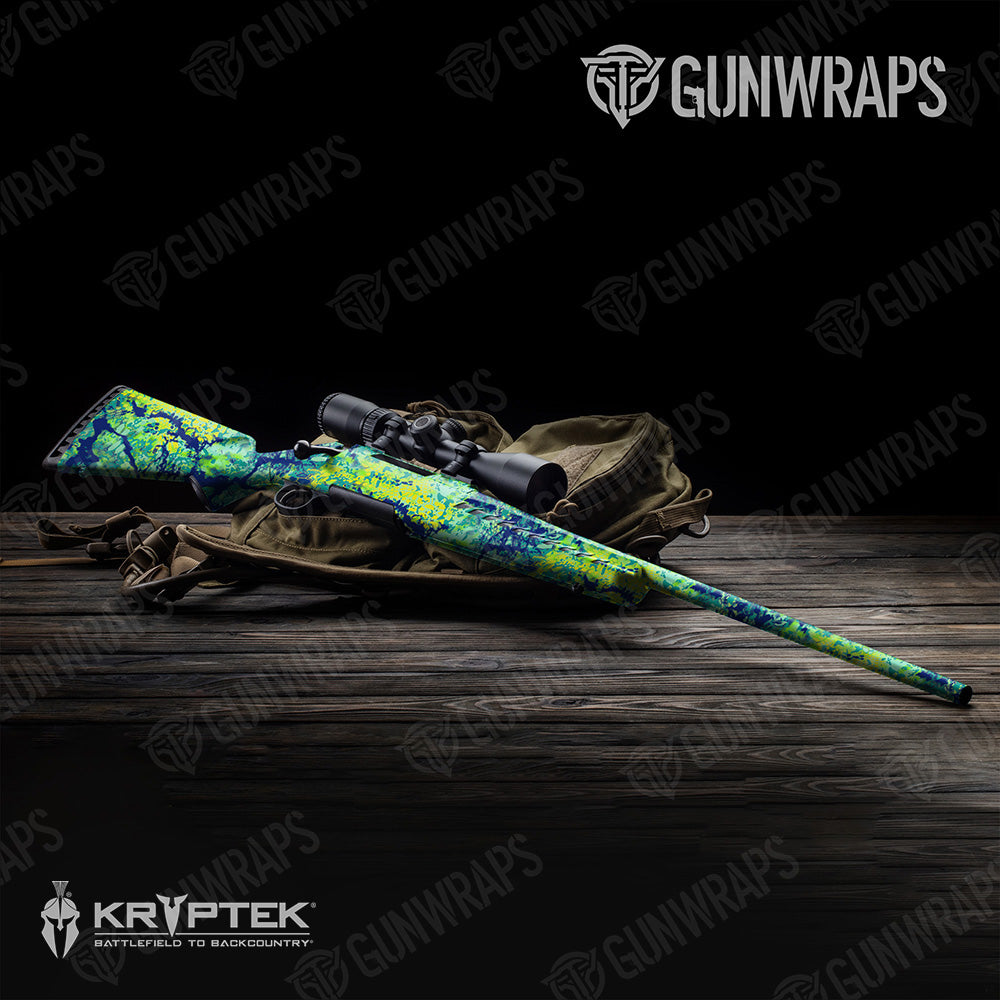 Rifle Kryptek Obskura MahiMahi Camo Gun Skin Vinyl Wrap