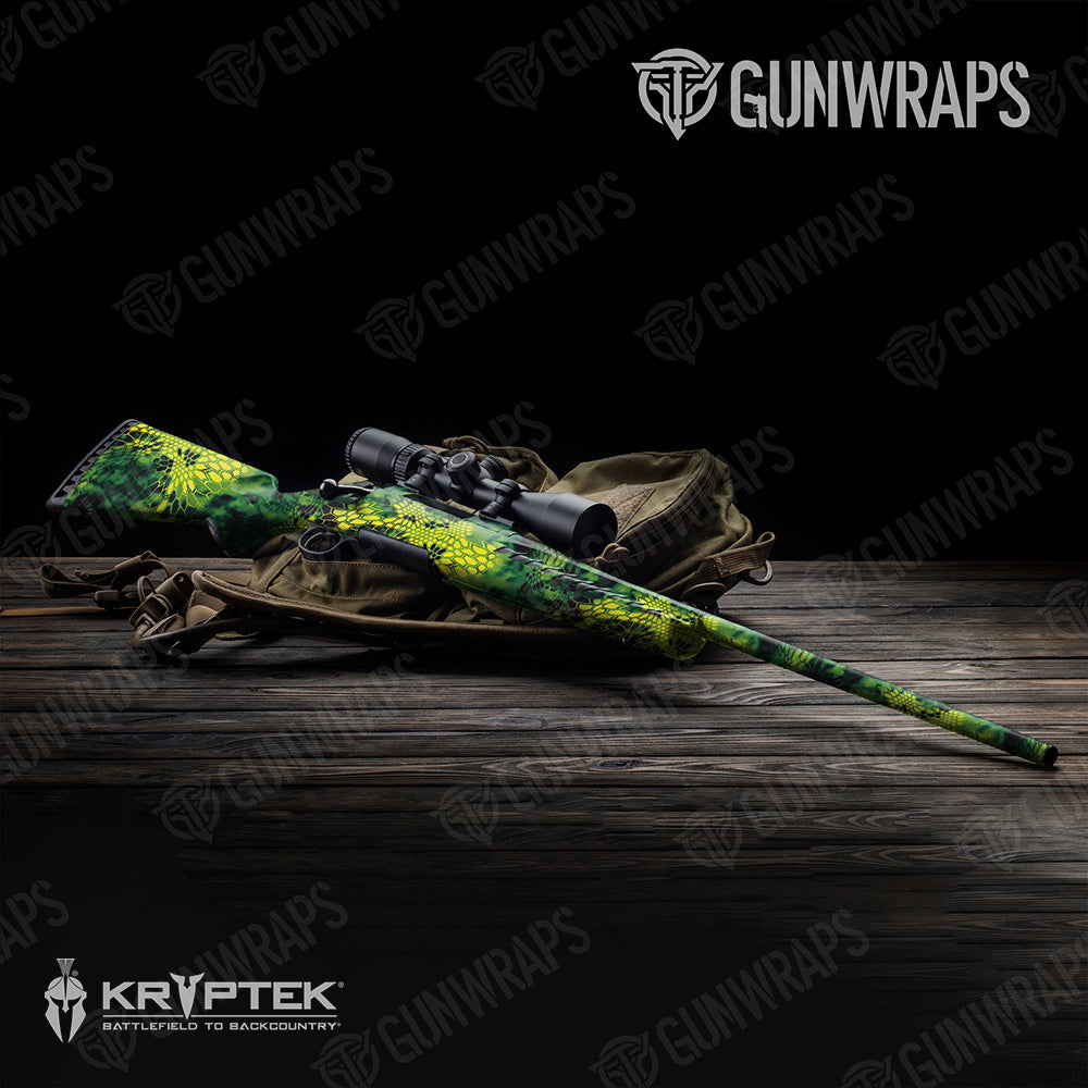 Rifle Kryptek Toxic Waste Camo Gun Skin Vinyl Wrap